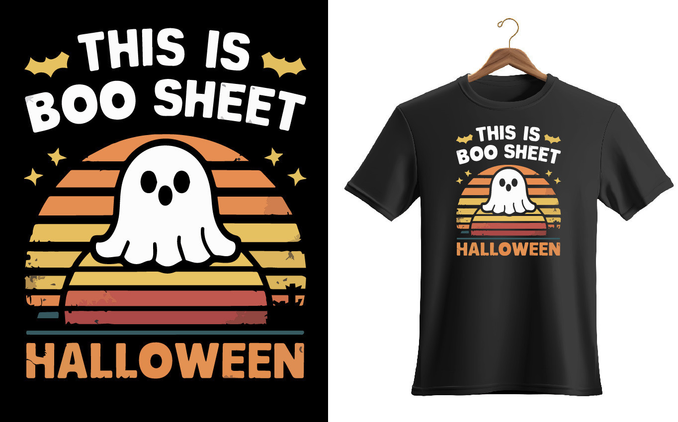 Cute ghost this is boo sheet Halloween